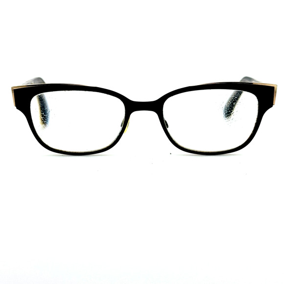 Christian Dior Eyeglasses Frames Montaigne n12 Black Clear Gold 50-18-145 H13214 - Picture 1 of 7